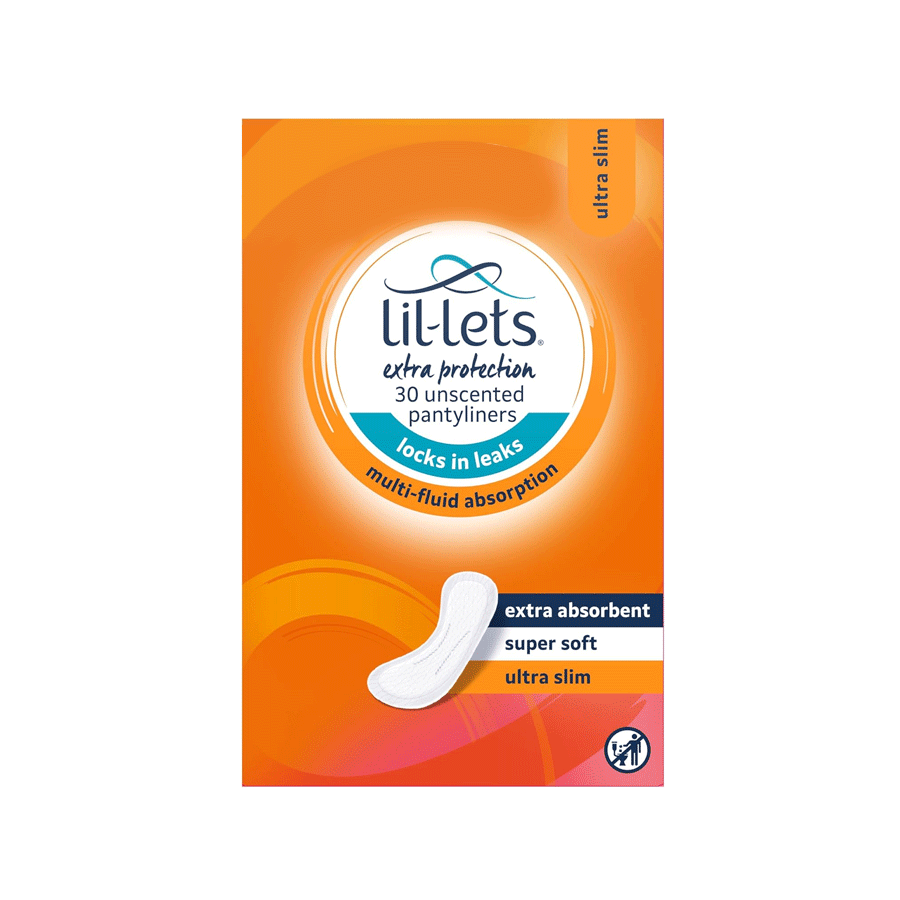 Lil-Lets Extra Protection Unscented Pantyliners (30 Pack) - Price