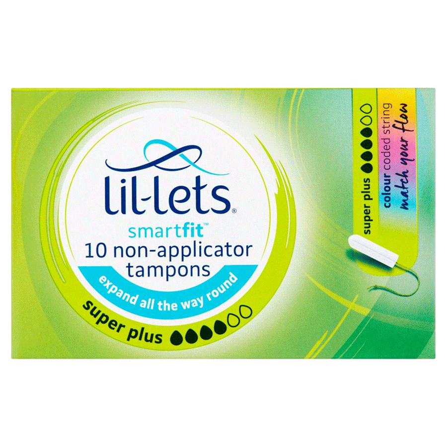 Lil-Lets Smartfit Non-Applicator Tampons Super Plus (10 Pack) - Price