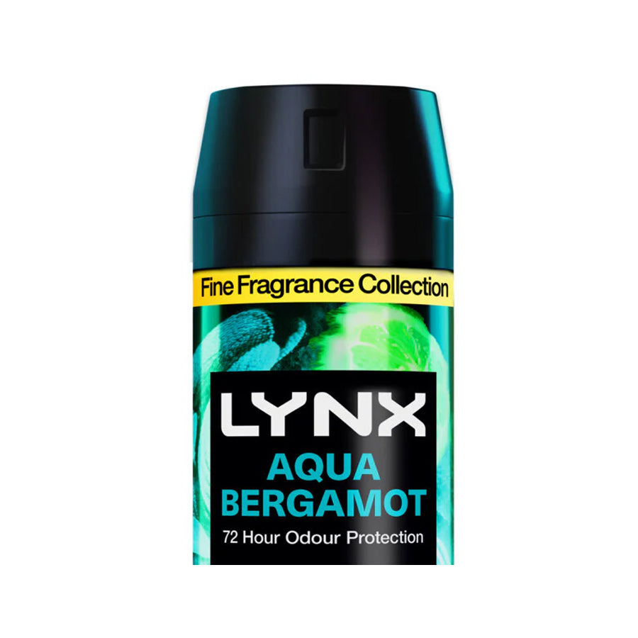 Lynx
          
          
        
      
   
    
 Lynx Fine Fragrance Collection Body Spray Aqua Bergamot 150ml - Price