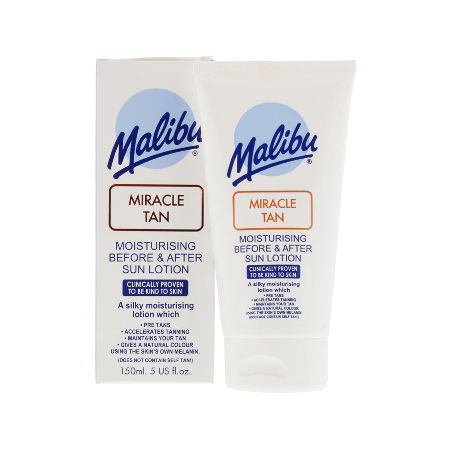 Malibu Miracle Tan: Moisturising Before & After Sun Lotion 150ml - Price
