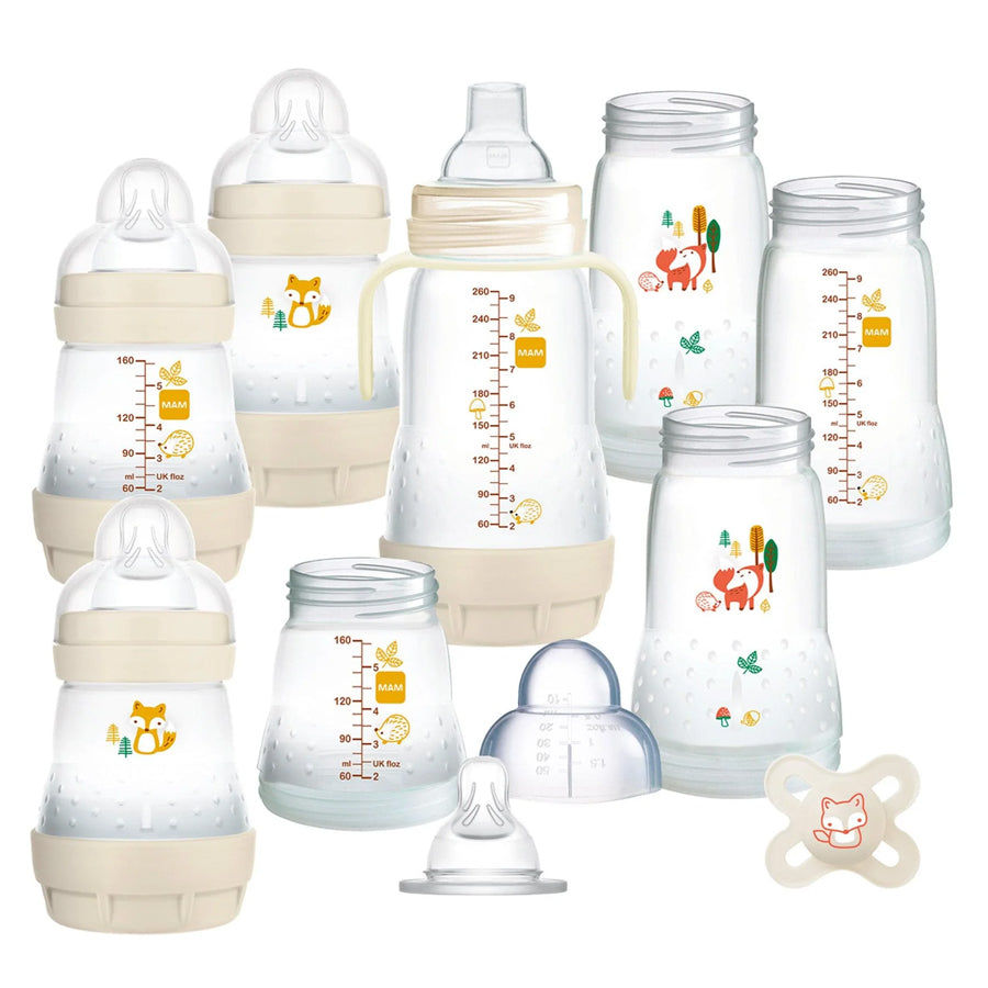 Mam
          
          
        
      
   
    
 MAM Baby Easy Start Anti-Colic Self Sterilising Newborn Bottles & Soother Set - Price