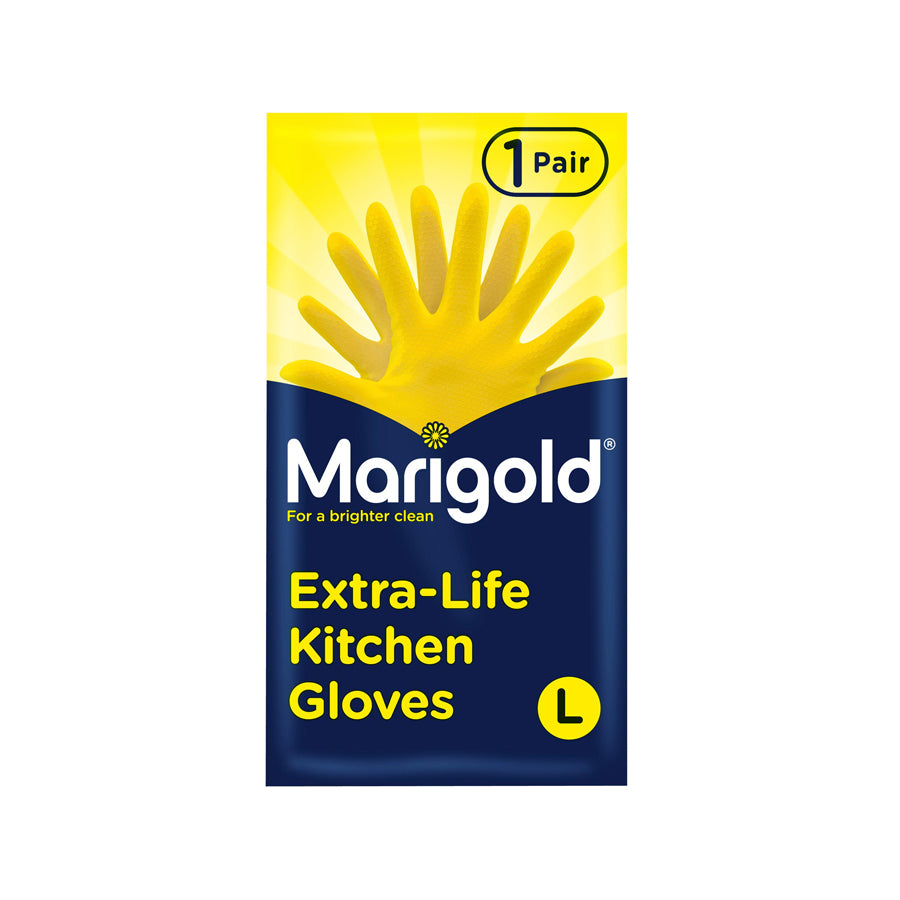 Marigold
          
          
        
      
   
    
 Marigold Kitchen Gloves Large (1 Pair) - Price