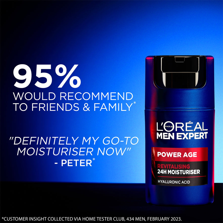 L'Oréal Paris Men Expert Power Age Hyaluronic Acid Moisturiser 50ml