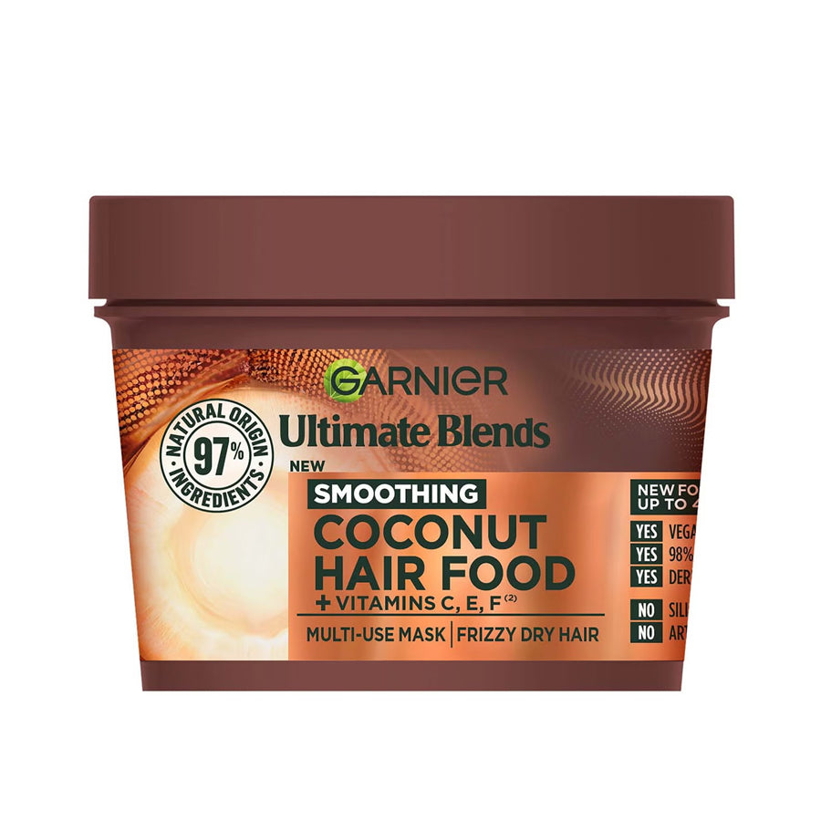 Garnier Ultimate Blends Hair Food Coconut 3-In-1 Frizzy Hair Mask Treatment 390ml - Price