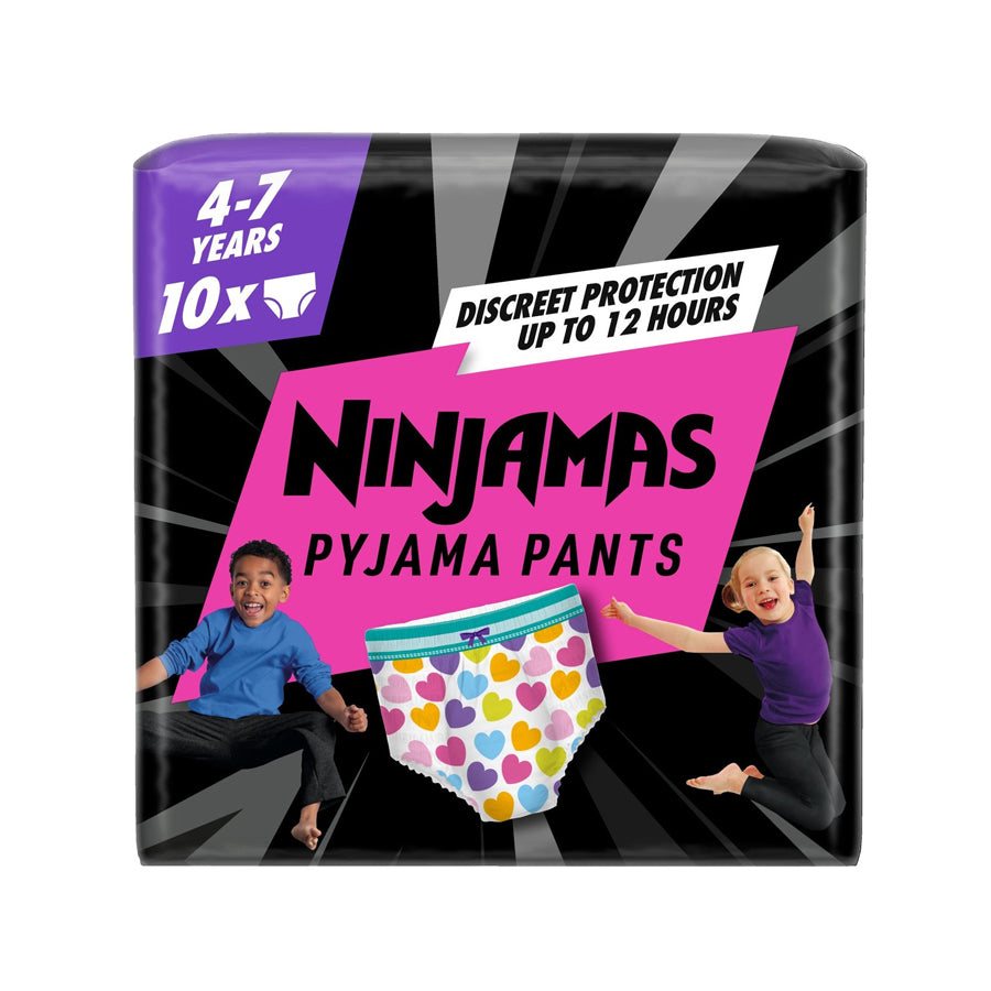 Pampers
          
          
        
      
   
    
 Pampers Ninjamas Pyjama Pants Girls Age 4-7 (17-30kg): 10 Pack - Price