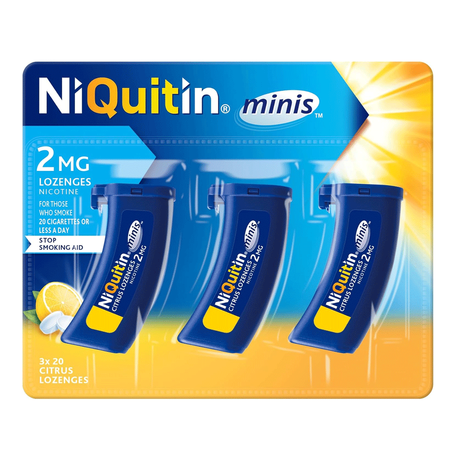 NiQuitin Mini Lozenges Citrus 2MG (60 Pack)