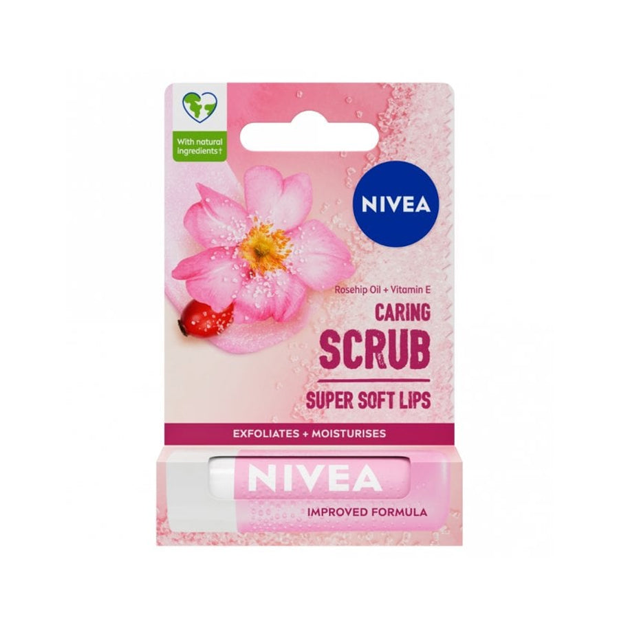 Nivea
          
          
        
      
   
    
 Nivea Caring Lip Scrub with Rosehip Oil & Vitamin E 5.5ml - Price