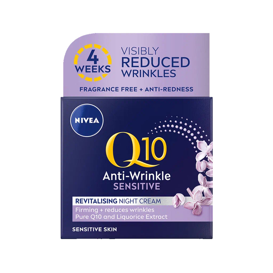 Nivea
          
          
        
      
   
    
 Nivea Q10 Anti-Wrinkle Sensitive Firming Night Cream 50ml - Price