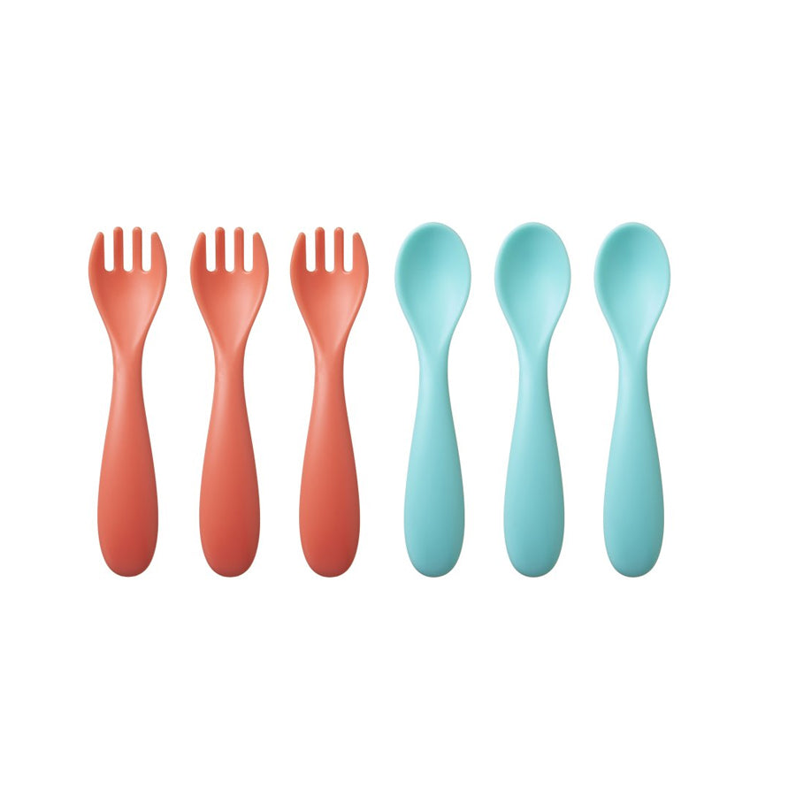 Nuby Brights Toddler Cutlery (6 Pack)