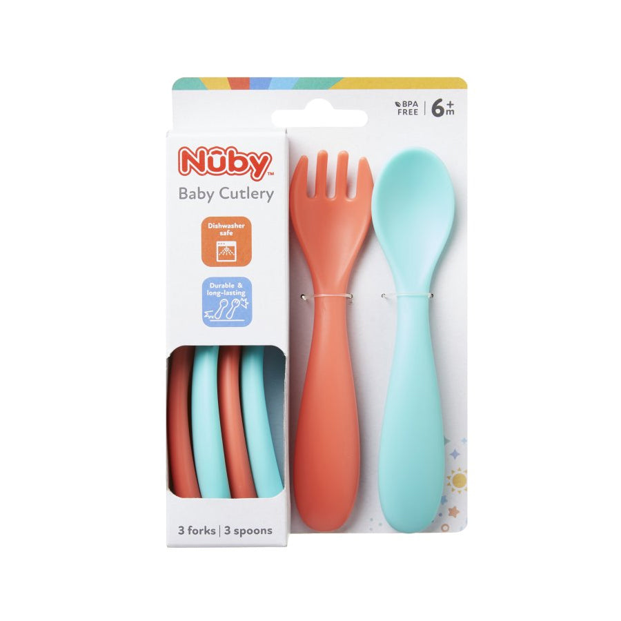 Nuby
          
          
        
      
   
    
 Nuby Brights Toddler Cutlery (6 Pack) - Price