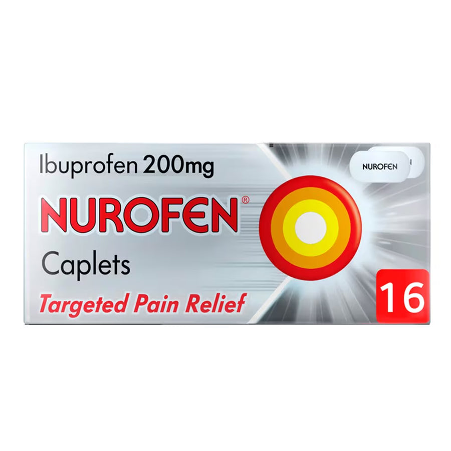 Nurofen Targeted Pain Relief Caplets 200mg (16 Pack) - Price