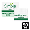 Simple Soothing Water Cream Face Moisturiser 50ml
