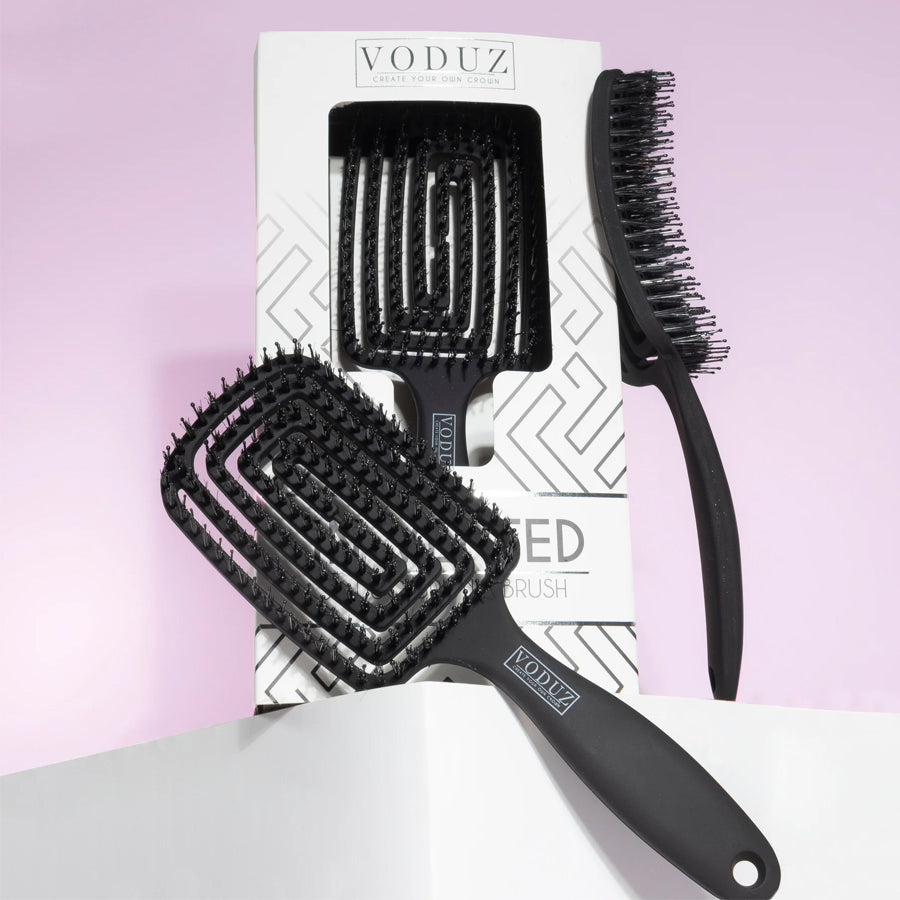 Voduz 'In-Vented' Duo Bristle Brush