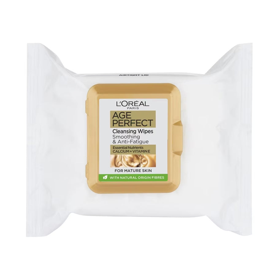 L'Oréal Paris Age Perfect Cleansing Wipes Smoothing & Anti-Fatigue (25 Pack) - Price