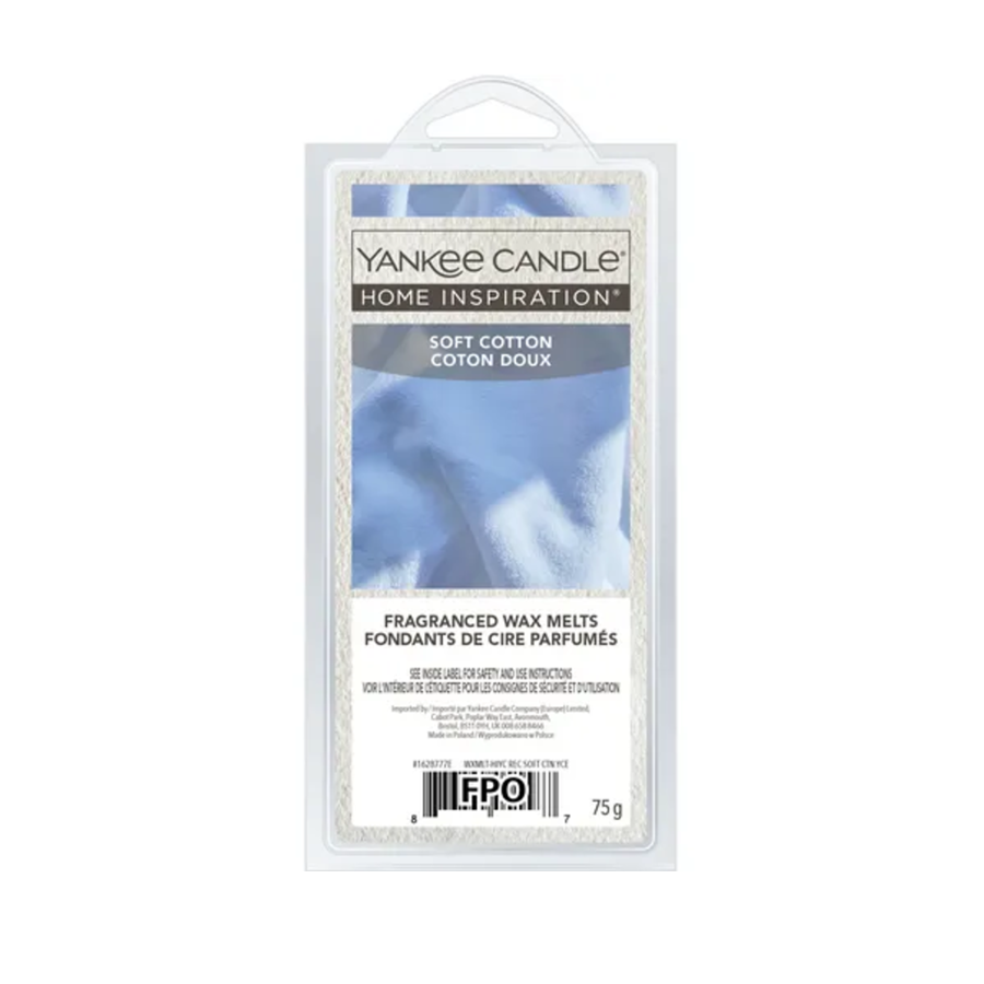 Yankee-candle
          
          
        
      
   
    
 Yankee Candle Home Inspiration Wax Melts: Soft Cotton 75g - Price