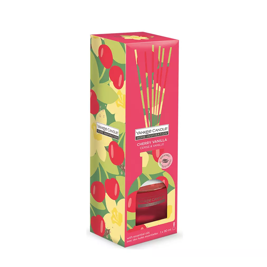 Yankee-candle
          
          
        
      
   
    
 Yankee Candle Home Inspiration Reed Diffuser: Cherry Vanilla 90ml - Price