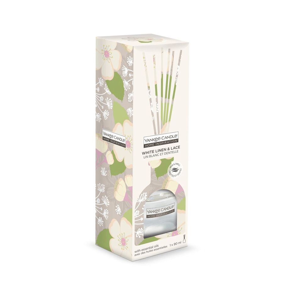 Yankee-candle
          
          
        
      
   
    
 Yankee Candle Home Inspiration Reed Diffuser: White Linen & Lace 90ml - Price