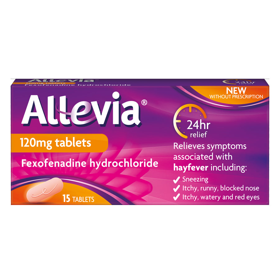 Sanofi
          
          
        
      
   
    
 Allevia Fexofenadine 120mg Tablets (15 Pack) - Price