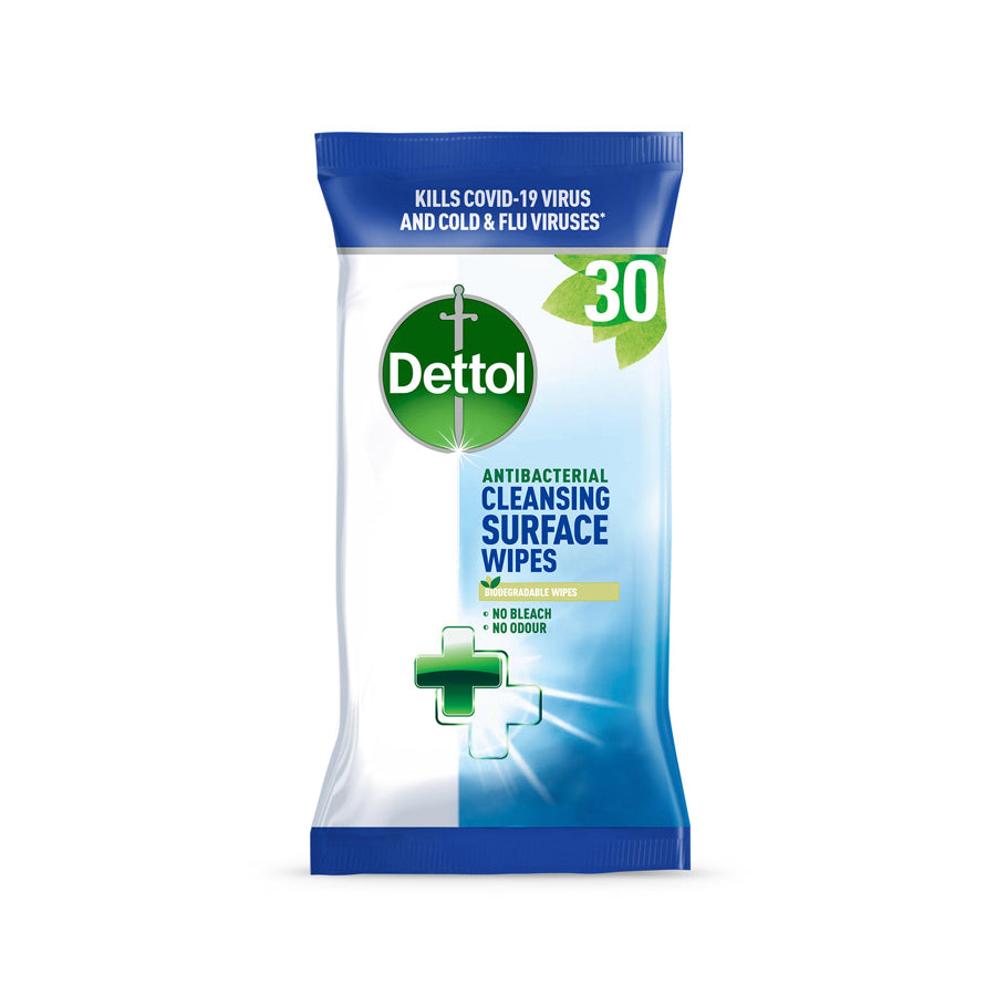 Dettol
          
          
        
      
   
    
 Dettol Antibacterial Disinfectant Biodegradable Multi Surface Cleaning Wipes (30 Pack) - Price