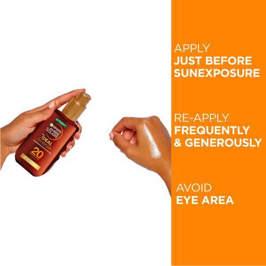 Ambre Solaire Ideal Bronze Protective Oil Spray SPF 20+ 150ml