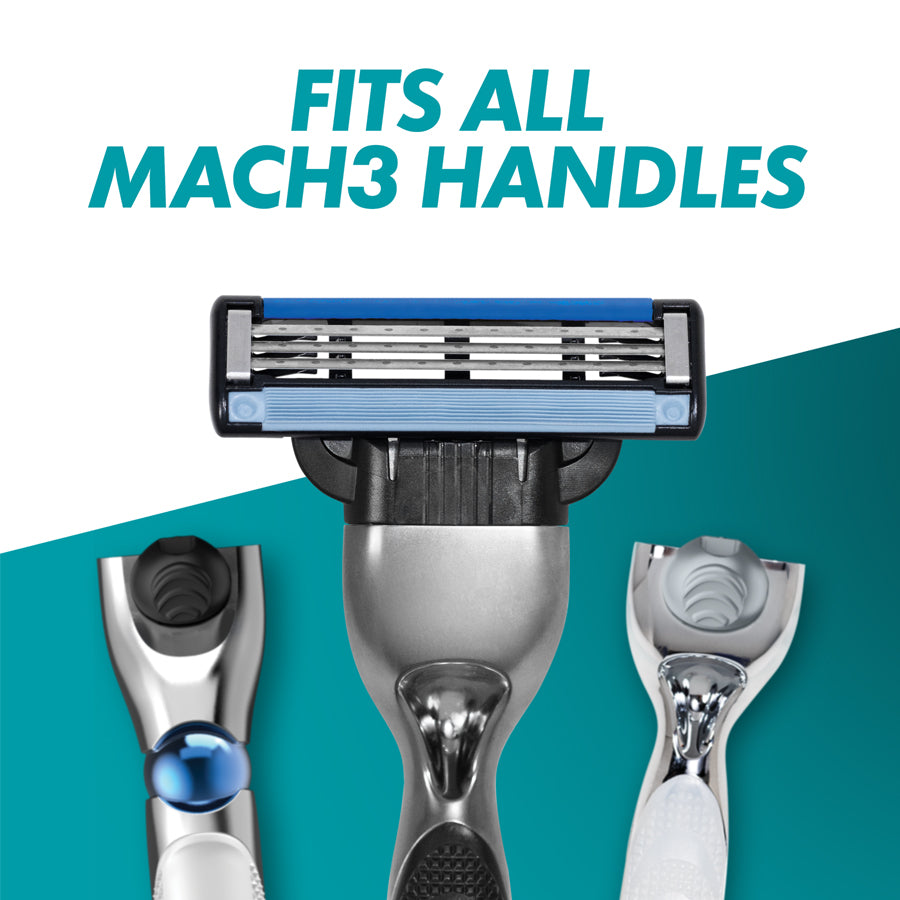 Gillette Mach 3 Refills (4 Pack)