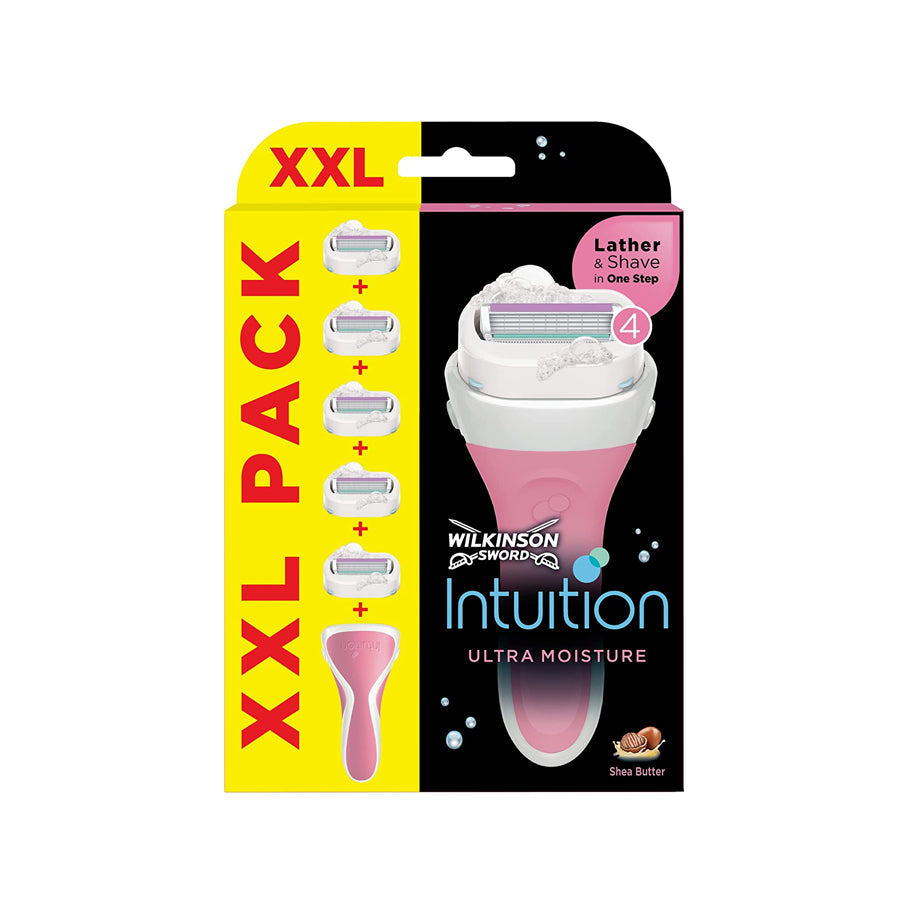 Wilkinson-sword
          
          
        
      
   
    
 Wilkinson Sword Intuition Ultra Moisture Razor (5 Refill Pack) - Price