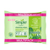 Simple Kind to Skin Biodegradable Cleansing Wipes (50 pack)