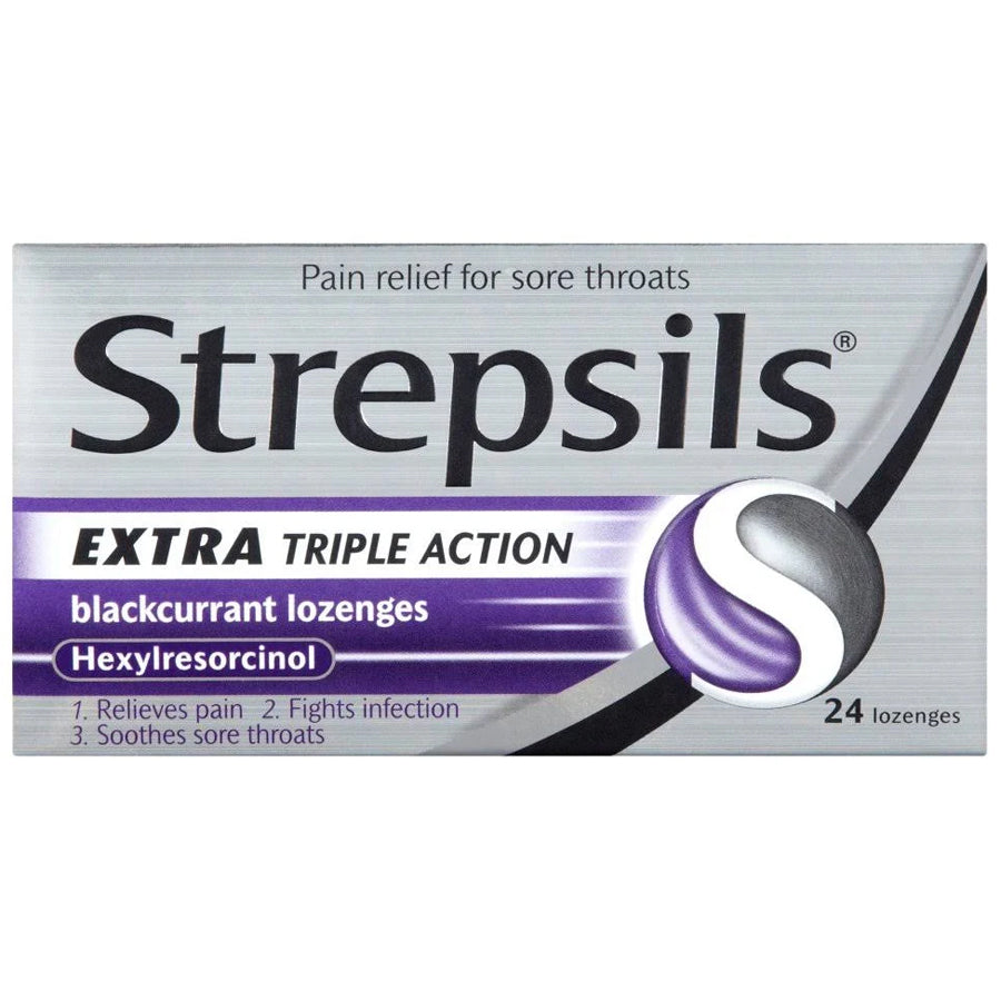 Health
          
          
        
      
   
    
 Strepsils Extra Triple Action Blackcurrant (24 Pack) - Price
