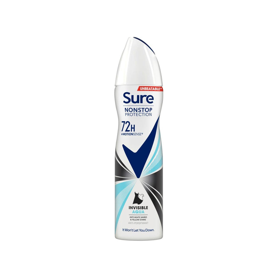 Sure 72 Hour Invisible Aqua Anti-perspirant Deodorant 250ml