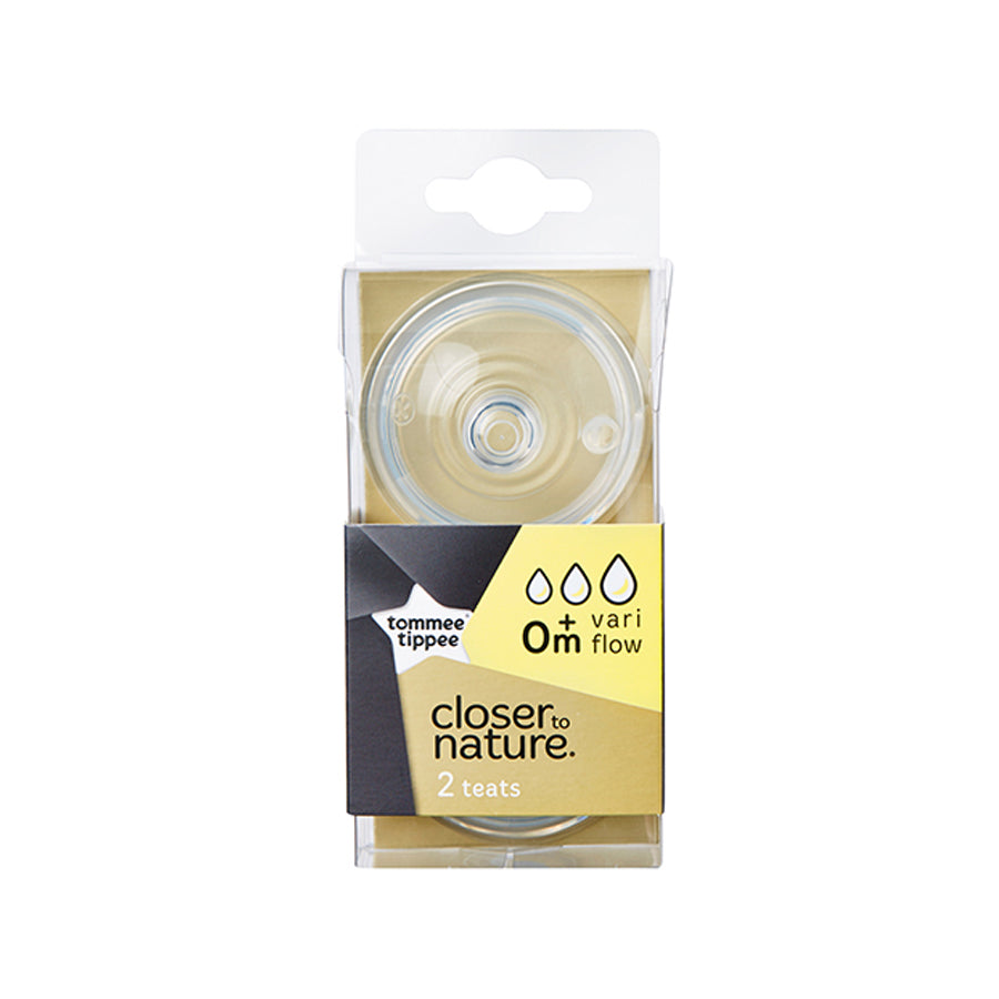 Tommee Tippee Closer To Nature Vari Flow Teats (2 Pack)