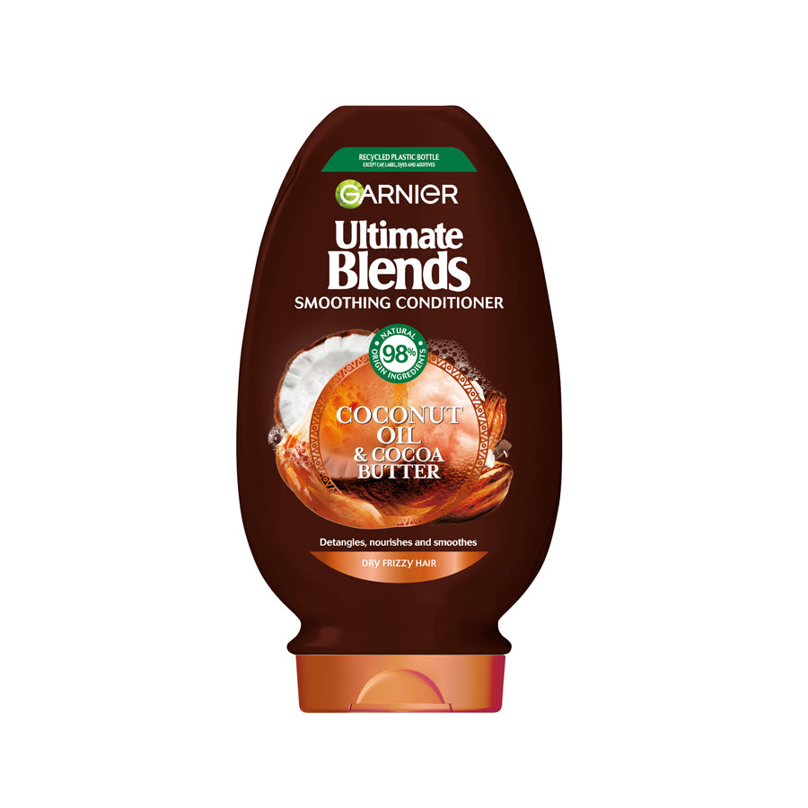 Garnier Ultimate Blends Coconut Oil & Cocoa Butter Smoothing and Nourishing Vegan Conditioner 400ml - Price