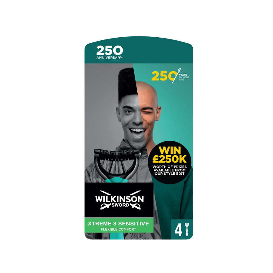 Wilkinson Sword Xtreme 3 Disposable Razors: Sensitive (4 Pack)
