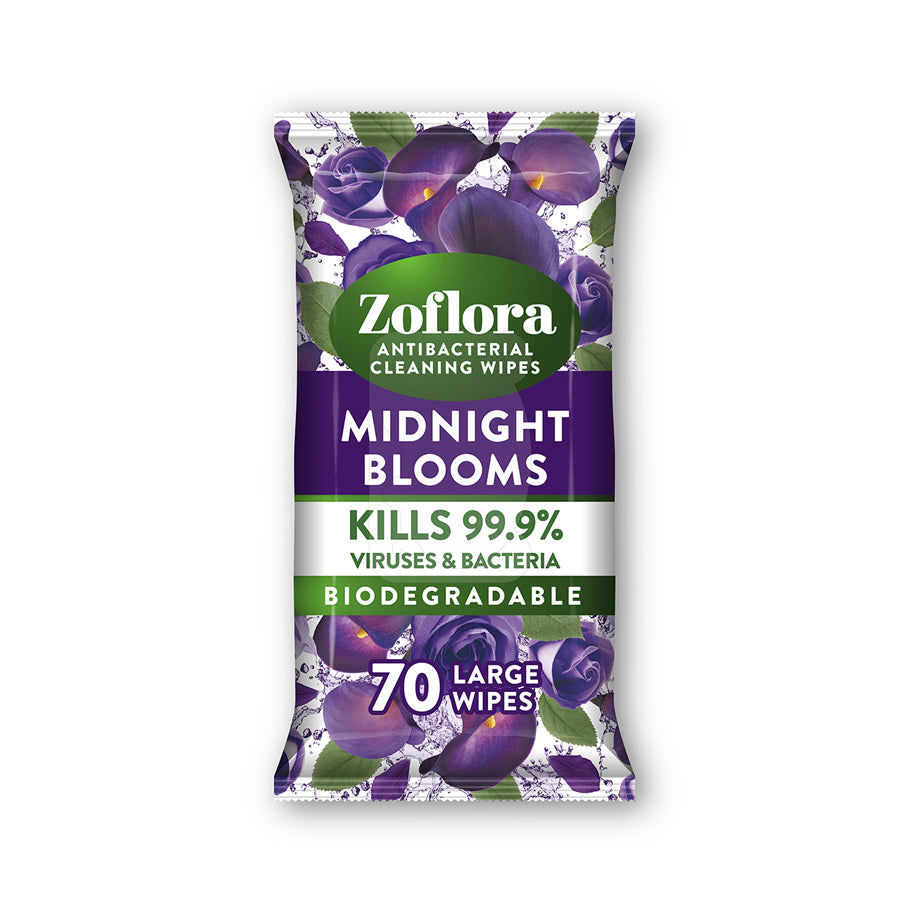 Zoflora
          
          
        
      
   
    
 Zoflora Midnight Blooms Multi-Surface Cleaning Wipes (70 Pack) - Price