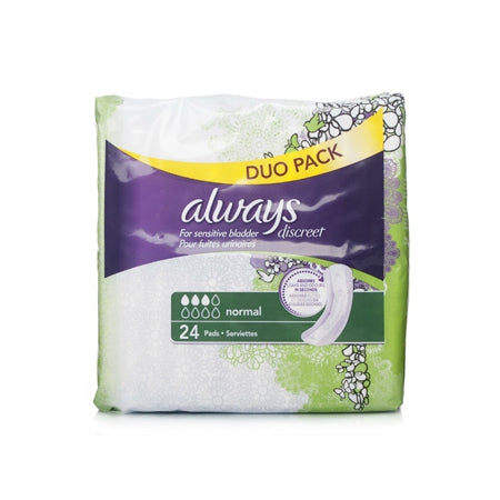 Always
          
          
        
      
   
    
 Always Discreet Normal Pad - Duo Value Pack (24 Pads) - Price