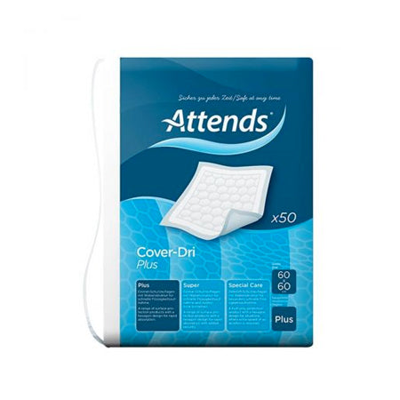 Attends Cover-Dri PLUS Disposable Underpads 60 x 60cm (50 Pack)