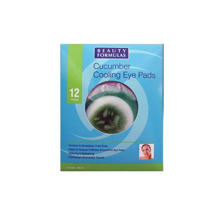 Beauty Formulas Cucumber Eye Pads (12 Pack) - Price