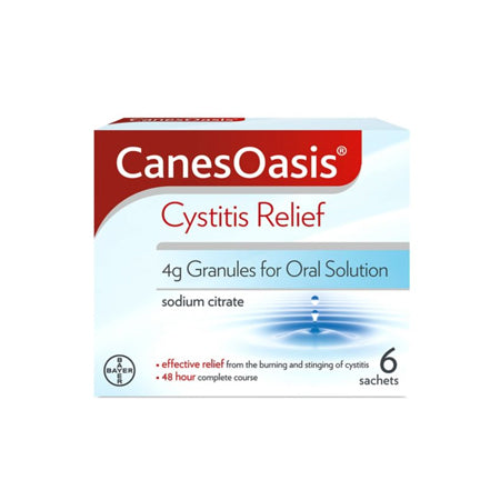 Canesten
          
          
        
      
   
    
 CanesOasis Cystitis Relief Cranberry Flavour Oral Solution (6 Sachets) - Price