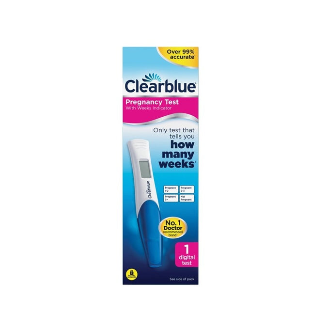 Clearblue
          
          
        
      
   
    
 Clearblue Pregnancy Test with Weeks Indicator (1 Digital Test) - Price
