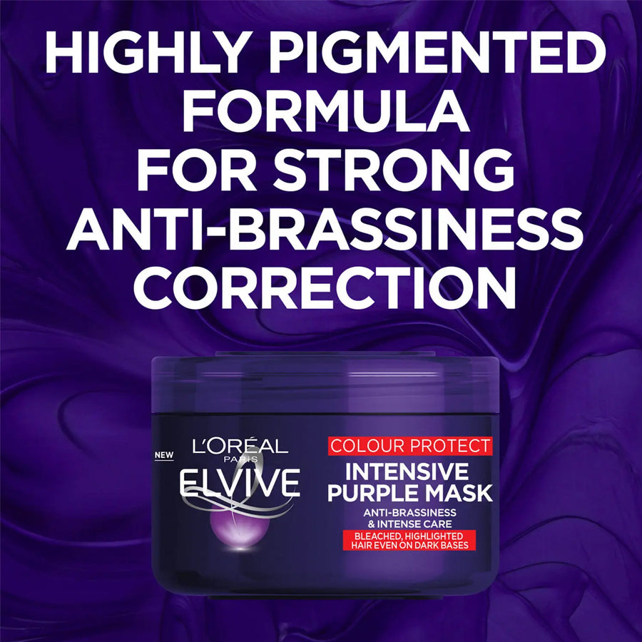 L'Oréal Paris Elvive Colour Protect Anti-Brassiness Purple Mask 250ml