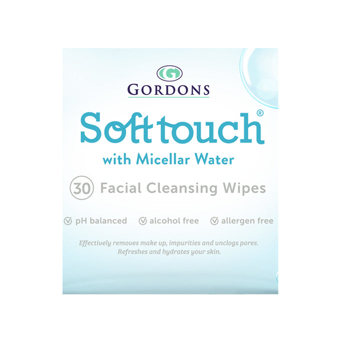 Soft Touch Facial Cleansing Wipes: Micellar Water (30 Wipes) - Price