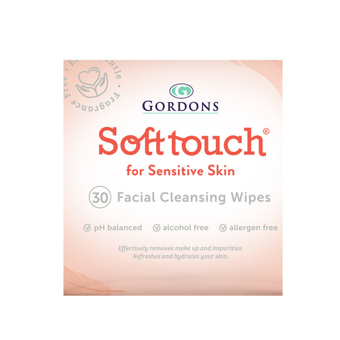 Soft Touch Facial Cleansing Wipes: for Sensitive Skin (30 Wipes) - Price