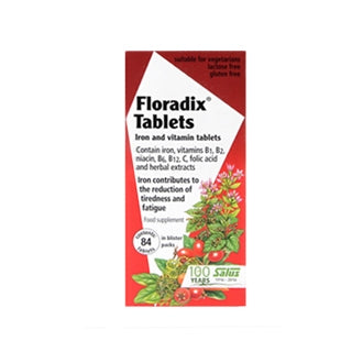Floradix Iron & Vitamin Tablets (84 Tablets) - Price