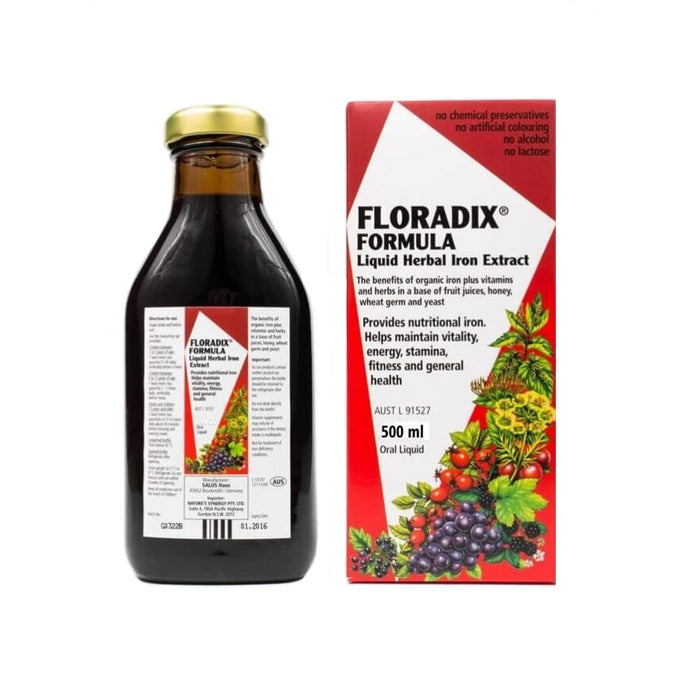 Floradix
          
          
        
      
   
    
 Floradix Liquid Iron & Vitamin Formula 500ml - Price