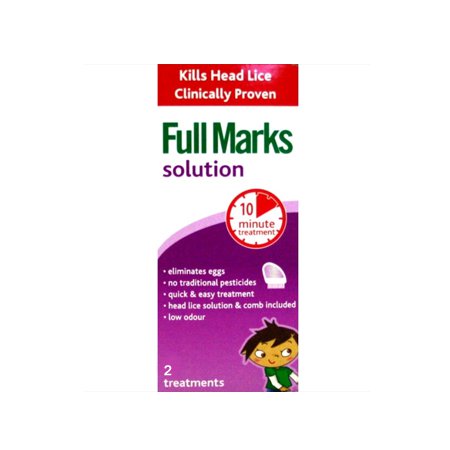 Full-marks
          
          
        
      
   
    
 Full Marks Head Lice Solution (2 Treatments) 100ml - Price