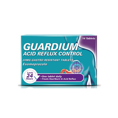 Guardium
          
          
        
      
   
    
 Guardium Acid Reflux Control 20mg Gastro-Resistant Tablets (14 Tablets) - Price