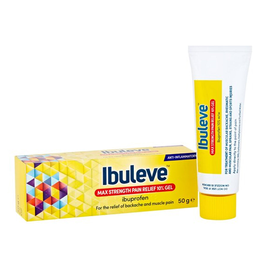 Ibuleve Max Strength Pain Relief 10% Gel 50g