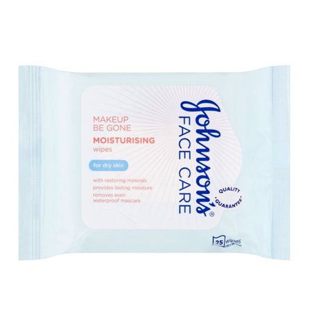 Johnson's Face Care Makeup Be Gone Moisturising Wipes (25 Wipes) - Price