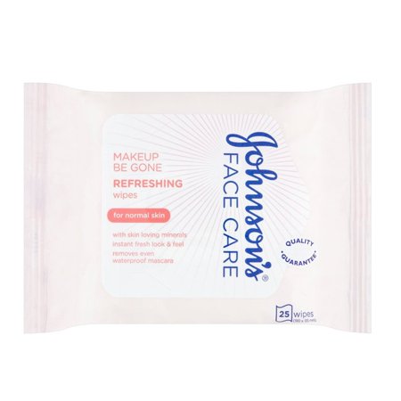Johnson's Face Care Makeup Be Gone Refreshing Wipes - Normal Skin (25 Wipes) - Price
