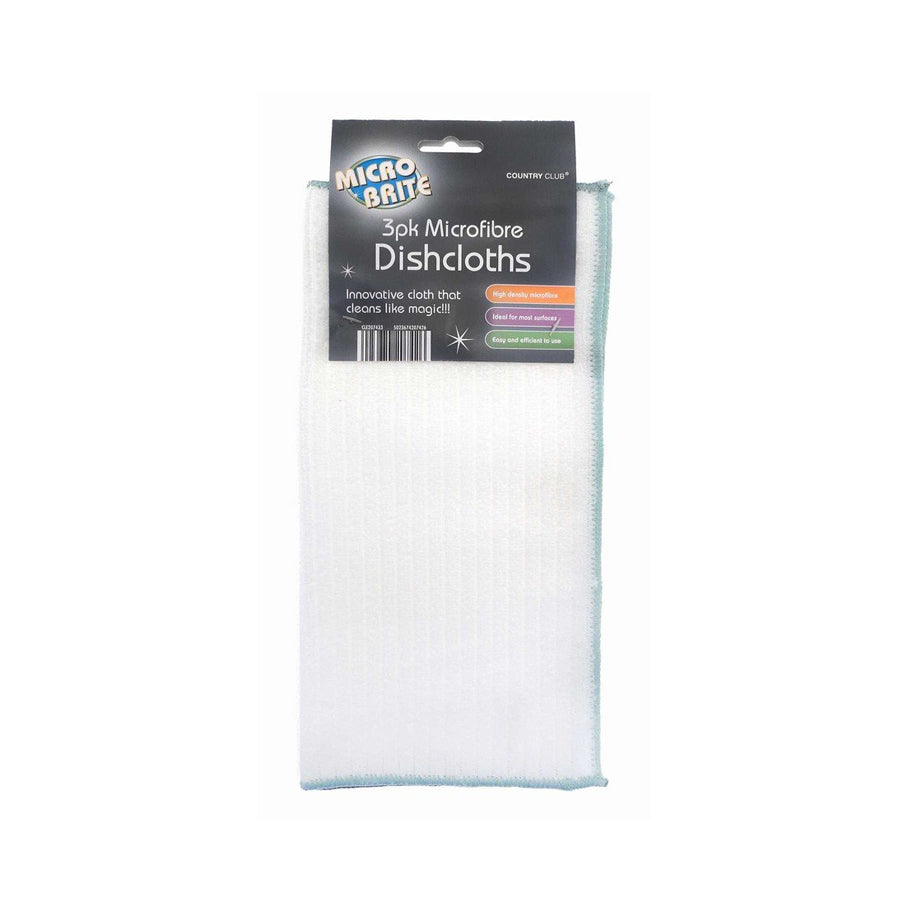 Micro Brite Microfibre Dishcloths (3 Pack) - Price