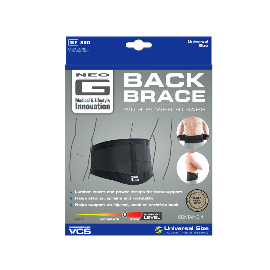 Neo G Back Brace with Power Straps (Universal Size) - Price